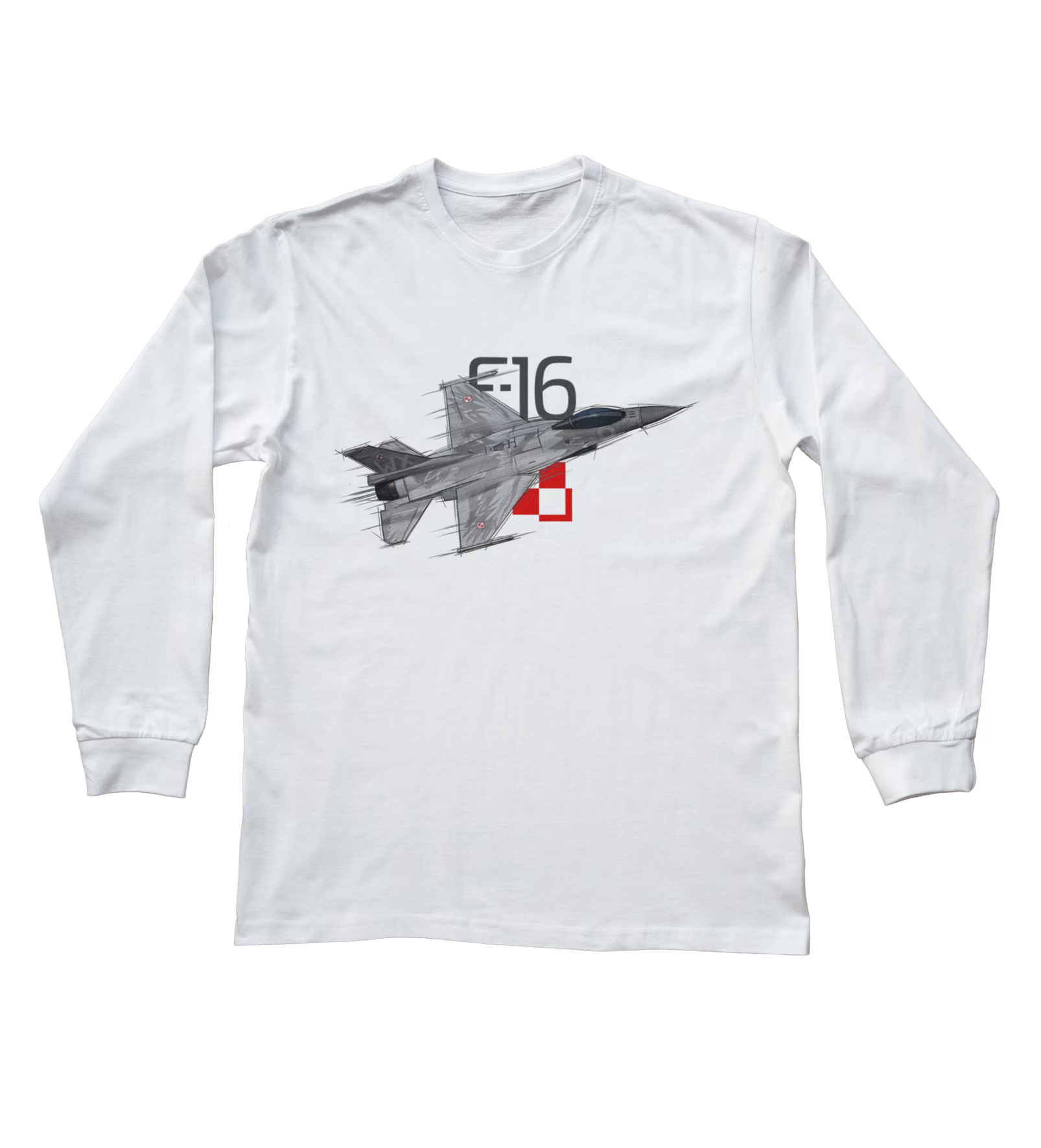 F-16 — koszulka z długim rękawem dziecięca