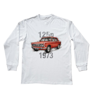 Fiat 125p — koszulka z długim rękawem dziecięca