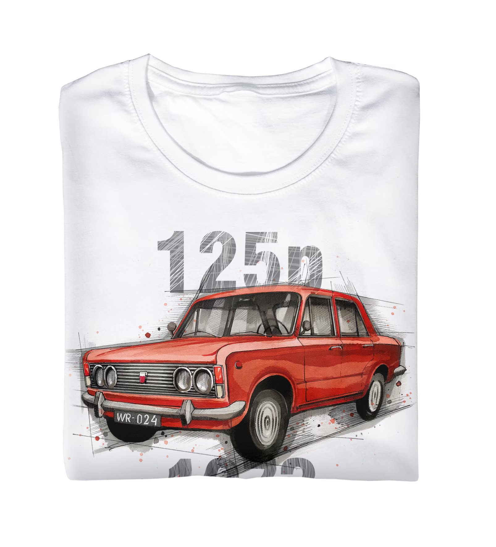 Fiat 125p — koszulka