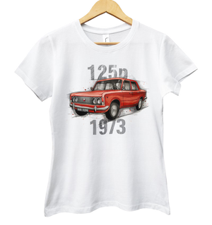 Fiat 125p — koszulka damska