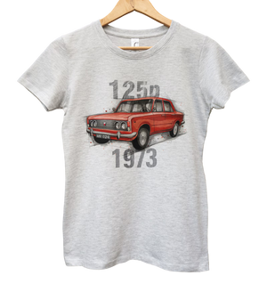 Fiat 125p — koszulka damska