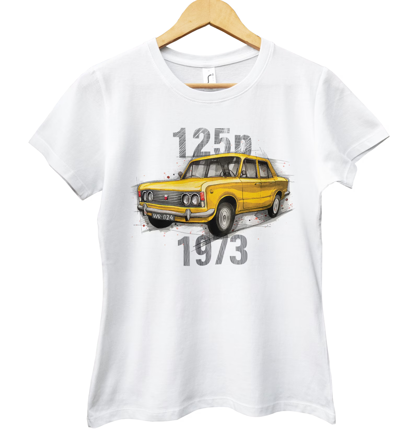 Fiat 125p — koszulka damska