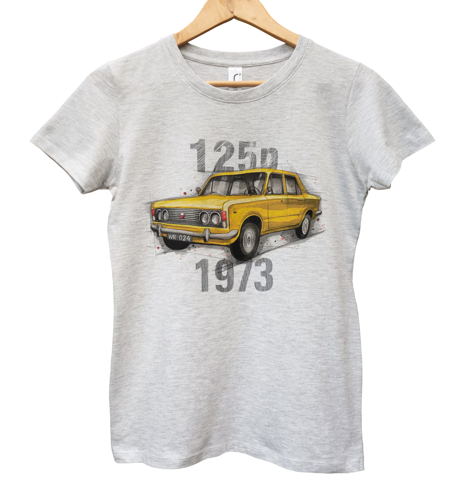 Fiat 125p — koszulka damska