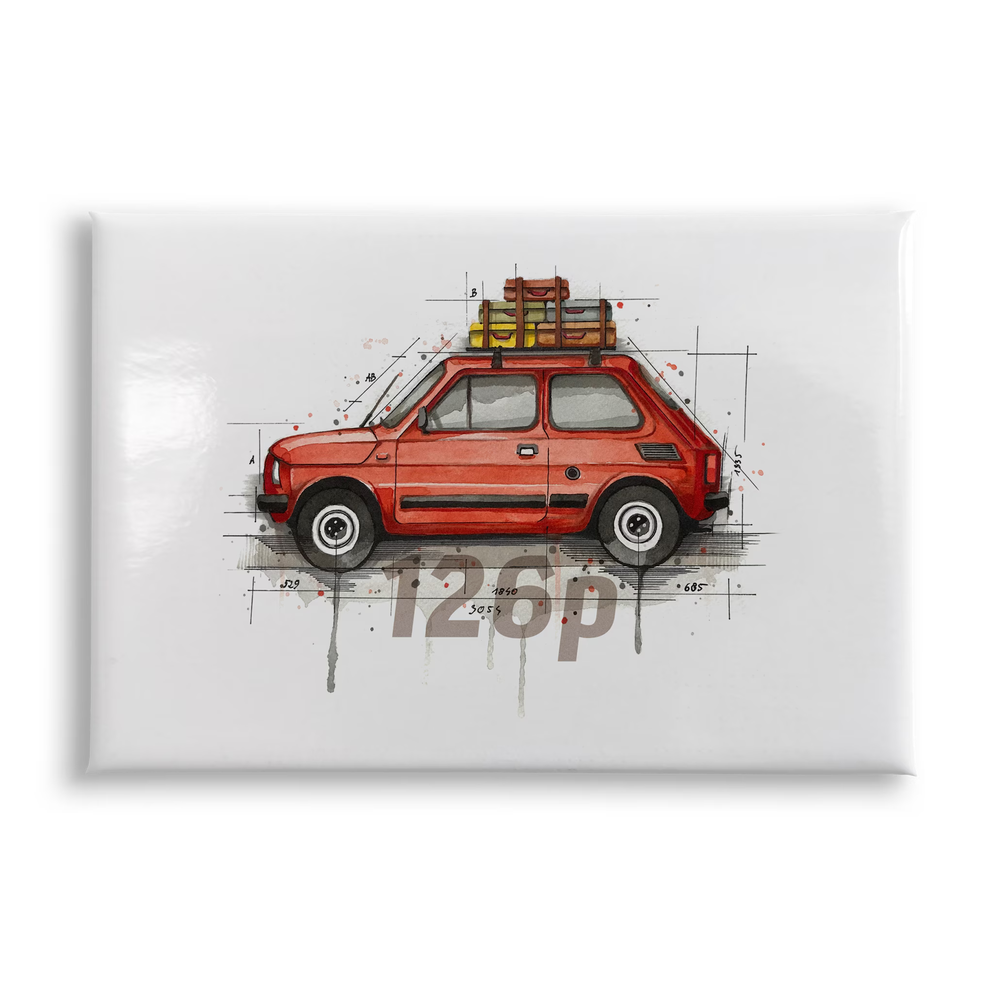 Fiat 126p — magnes