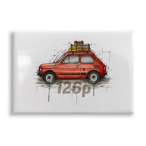 Fiat 126p — magnes