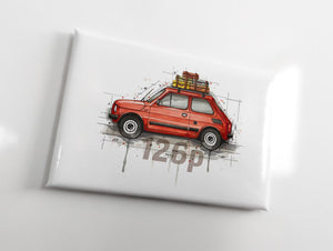 Fiat 126p — magnes