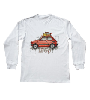 Fiat 126p — bluzka z długim rękawem