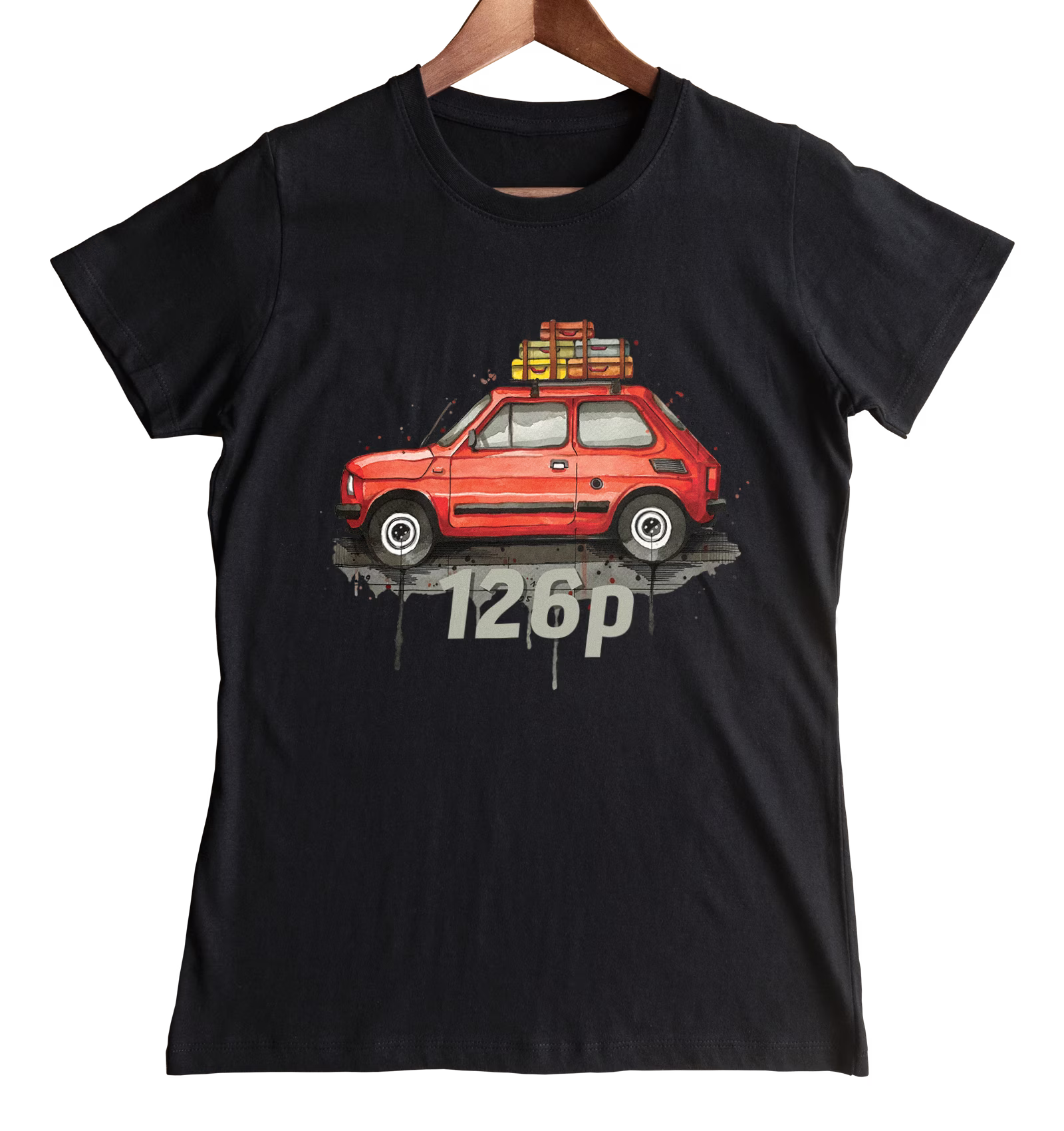 Fiat 126p — koszulka damska