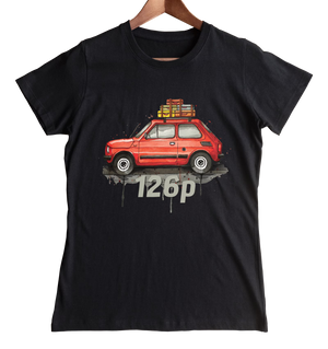 Fiat 126p — koszulka damska
