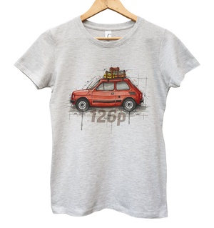 Fiat 126p — koszulka damska