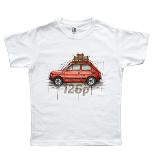 Fiat 126p — koszulka dziecięca