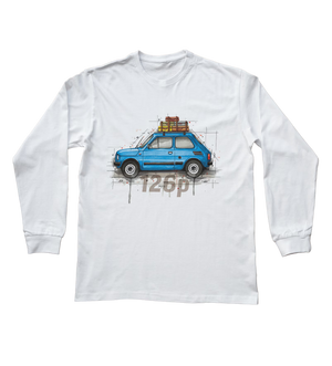 Fiat 126p — bluzka z długim rękawem