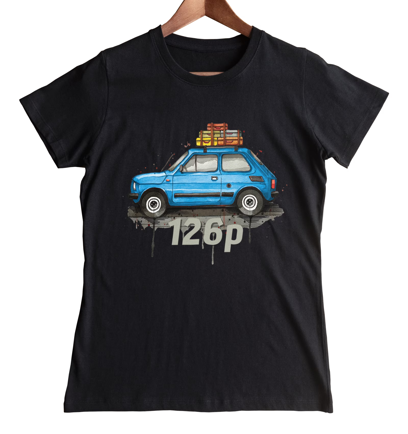 Fiat 126p — koszulka damska