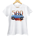 Fiat 500 — koszulka damska