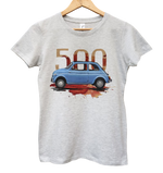 Fiat 500 — koszulka damska