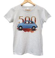 Fiat 500 — koszulka damska