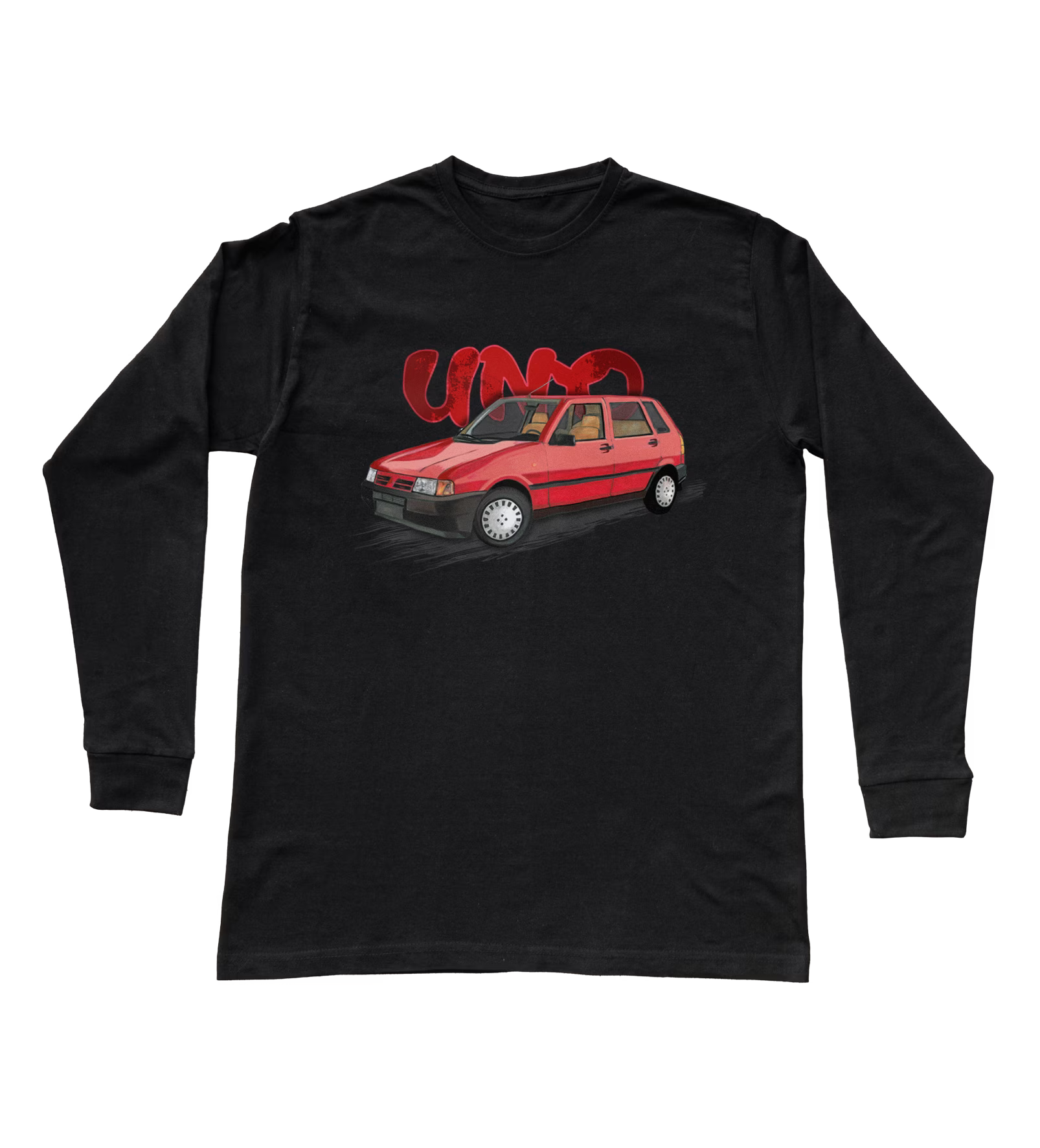 Fiat Uno — bluzka z długim rękawem