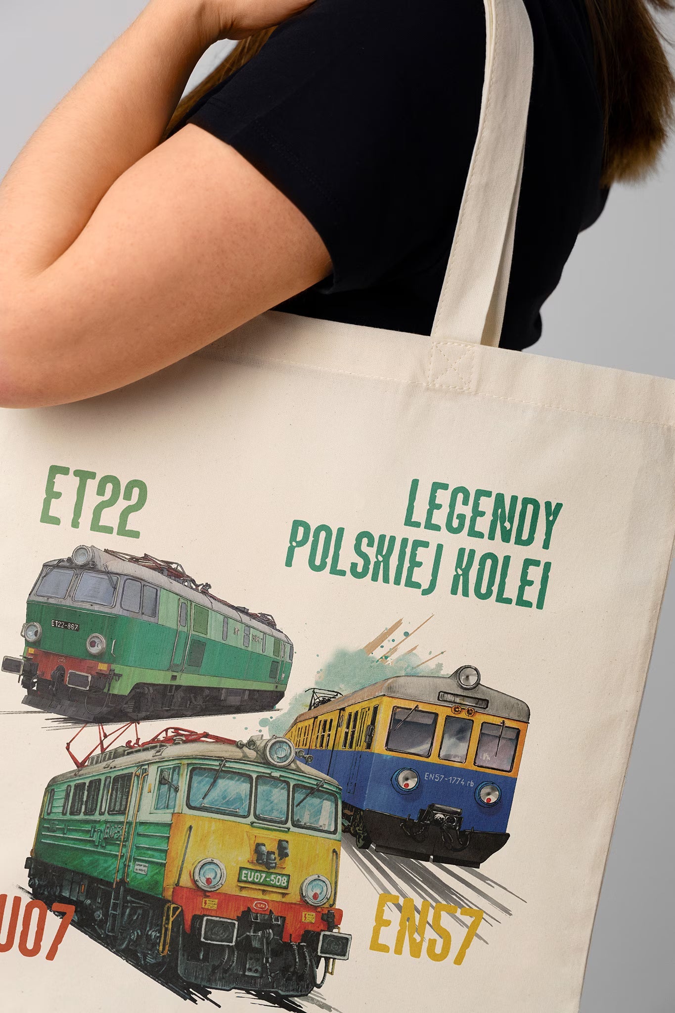 Torba dla fana pociągów
