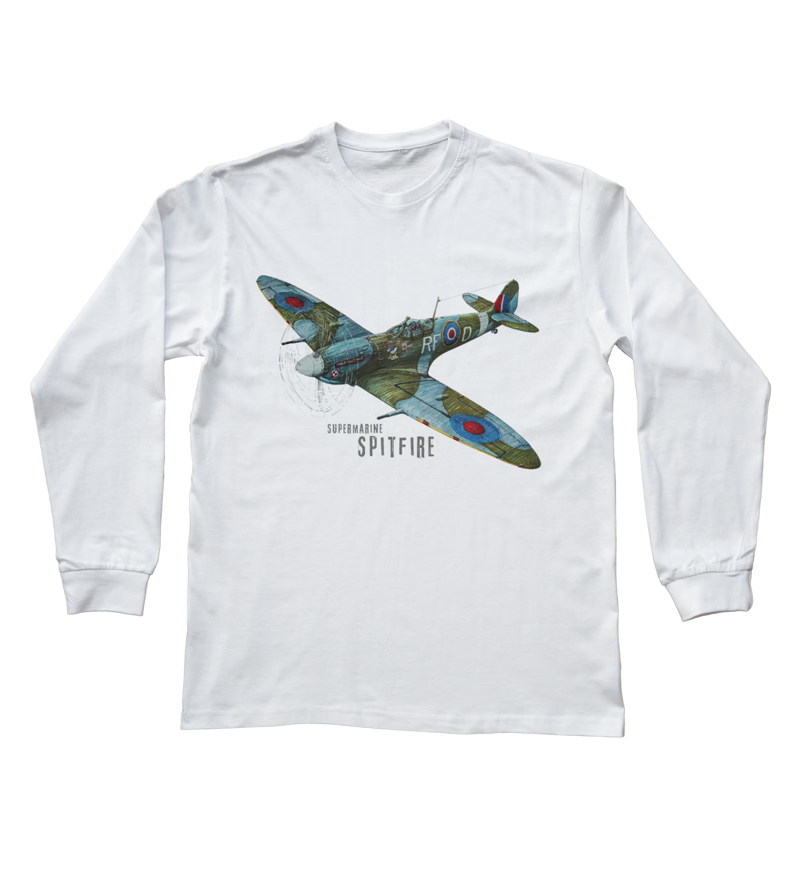 Supermarine Spitfire — bluzka z długim rękawem
