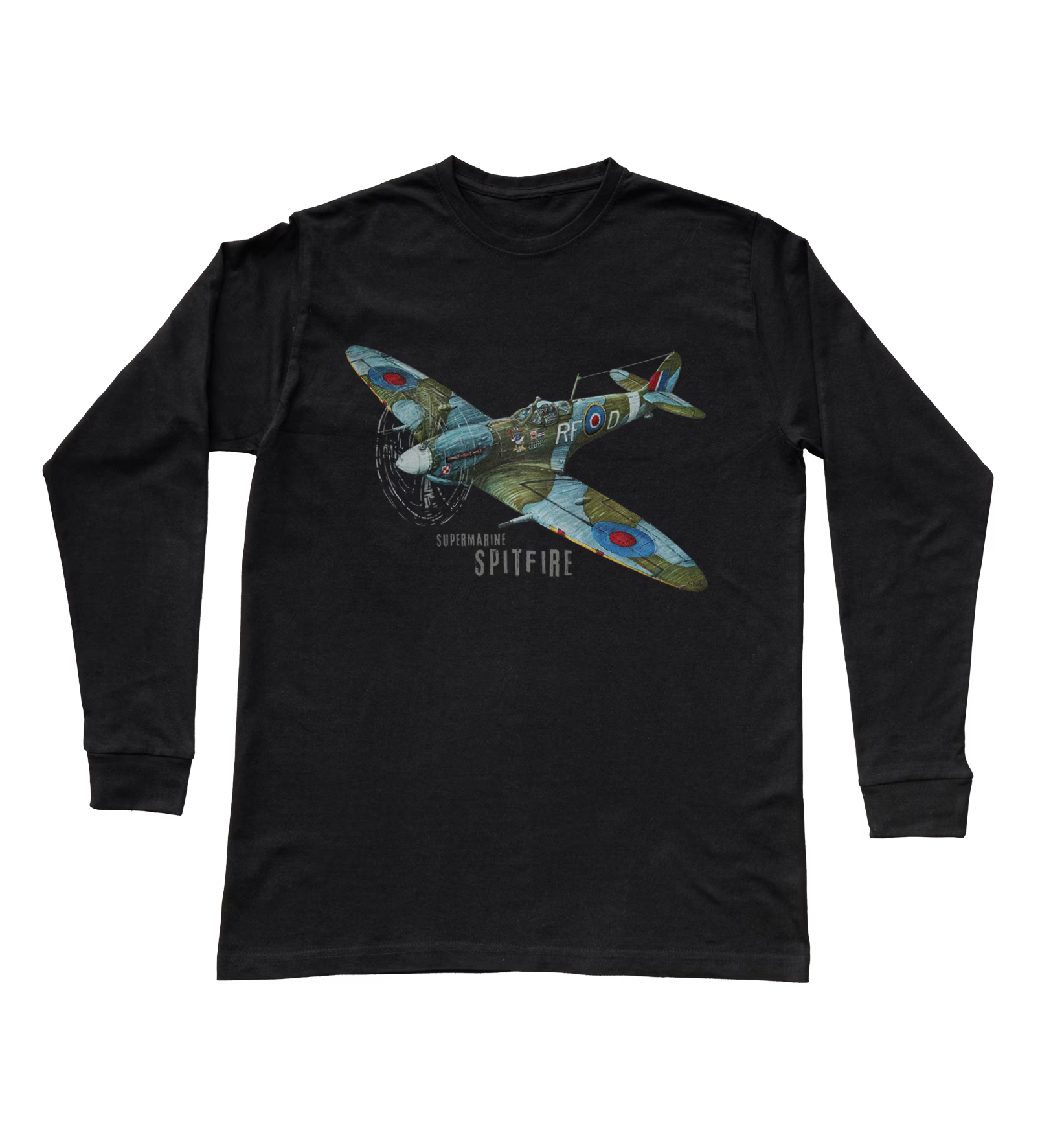 Supermarine Spitfire — koszulka z długim rękawem dziecięca
