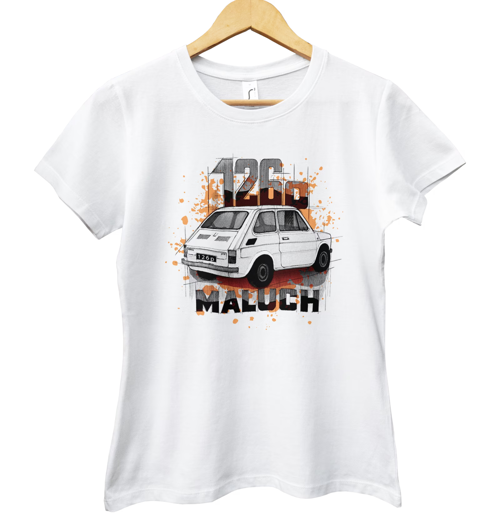 Mały Fiat — koszulka damska