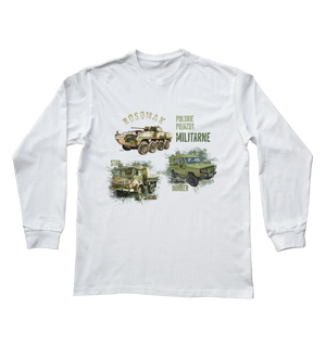 Koszulka z długim rękawem dziecięca dla fana militariów