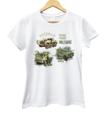 Koszulka damska dla fana militariów