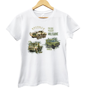 Koszulka damska dla fana militariów