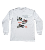 Koszulka z długim rękawem dziecięca dla motocyklisty