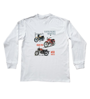 Koszulka z długim rękawem dziecięca dla motocyklisty