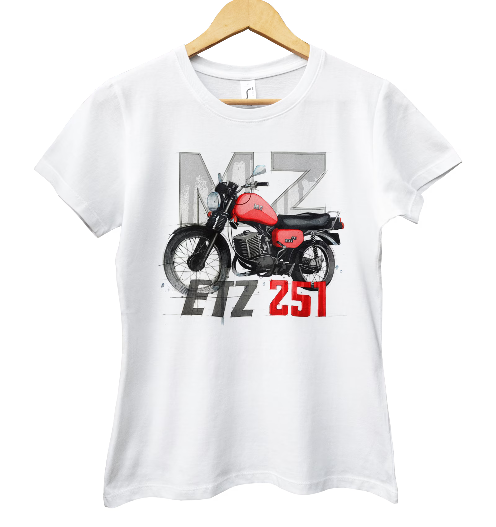 MZ ETZ 251 — koszulka damska