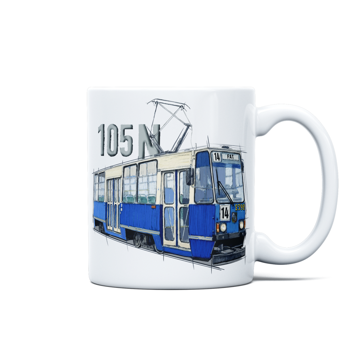 Konstal 105N — kubek