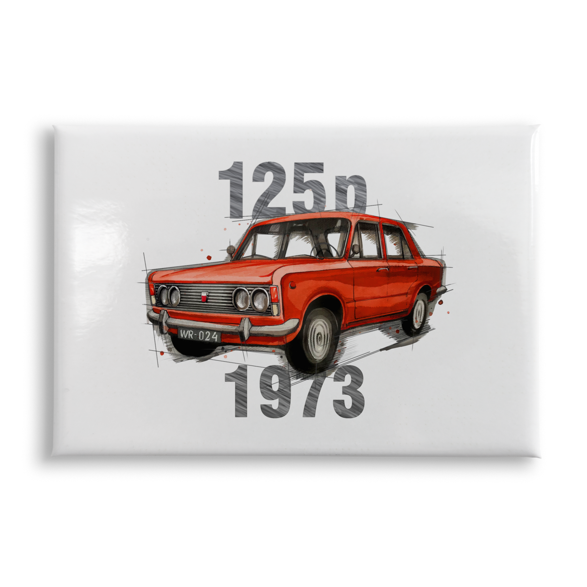 Fiat 125p — magnes
