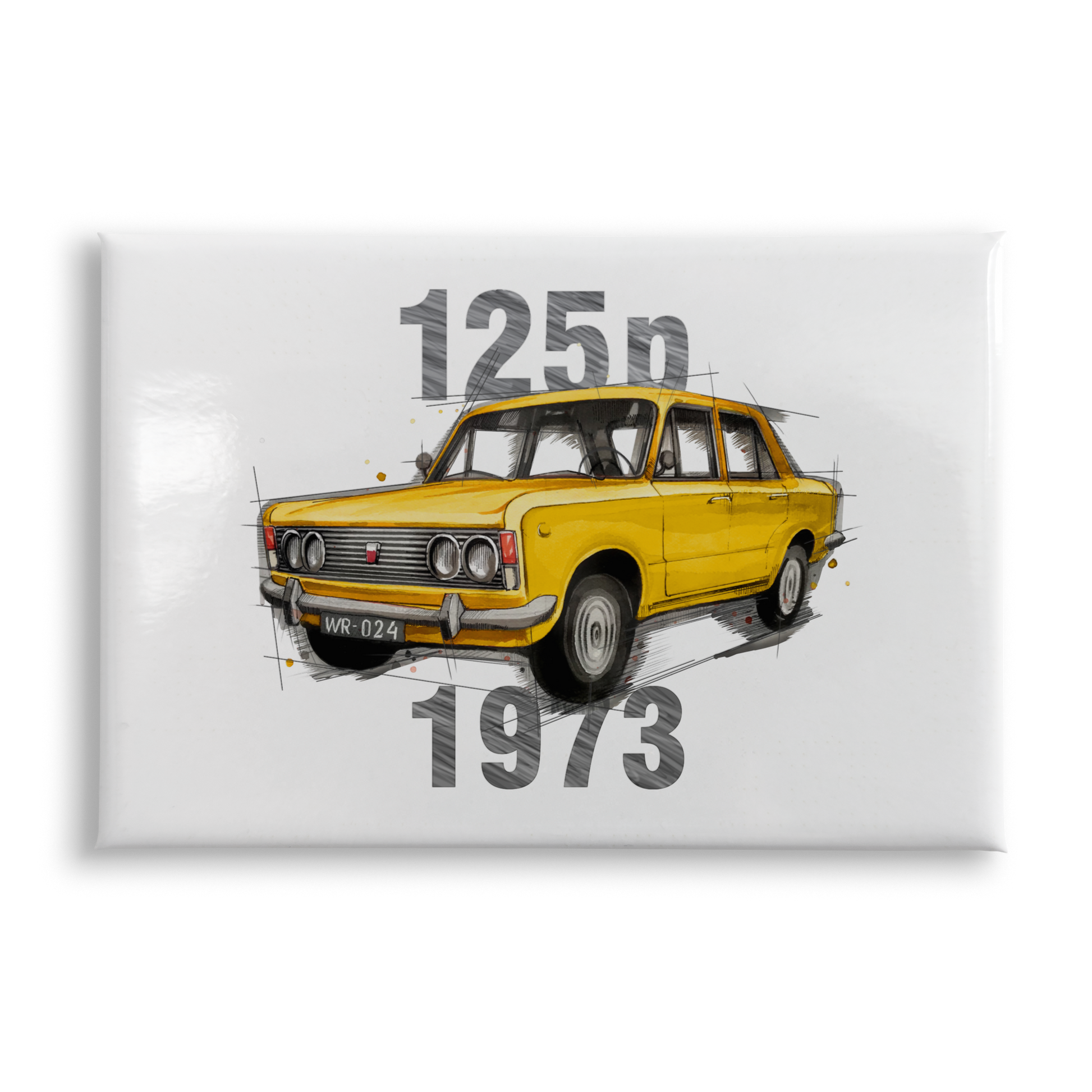 Fiat 125p — magnes