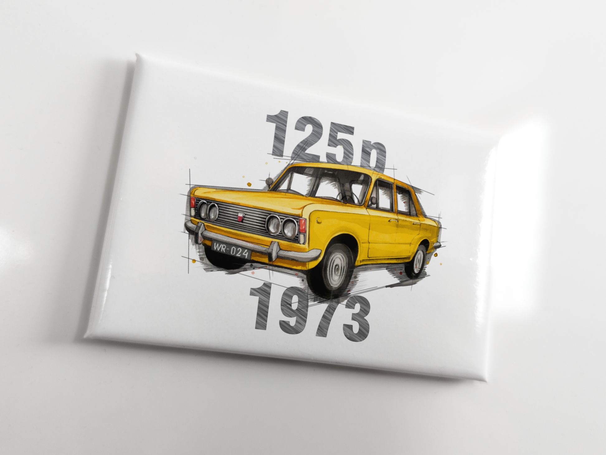 Fiat 125p — magnes