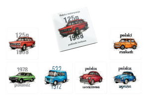 Polska Motoryzacja — podkładki korkowe