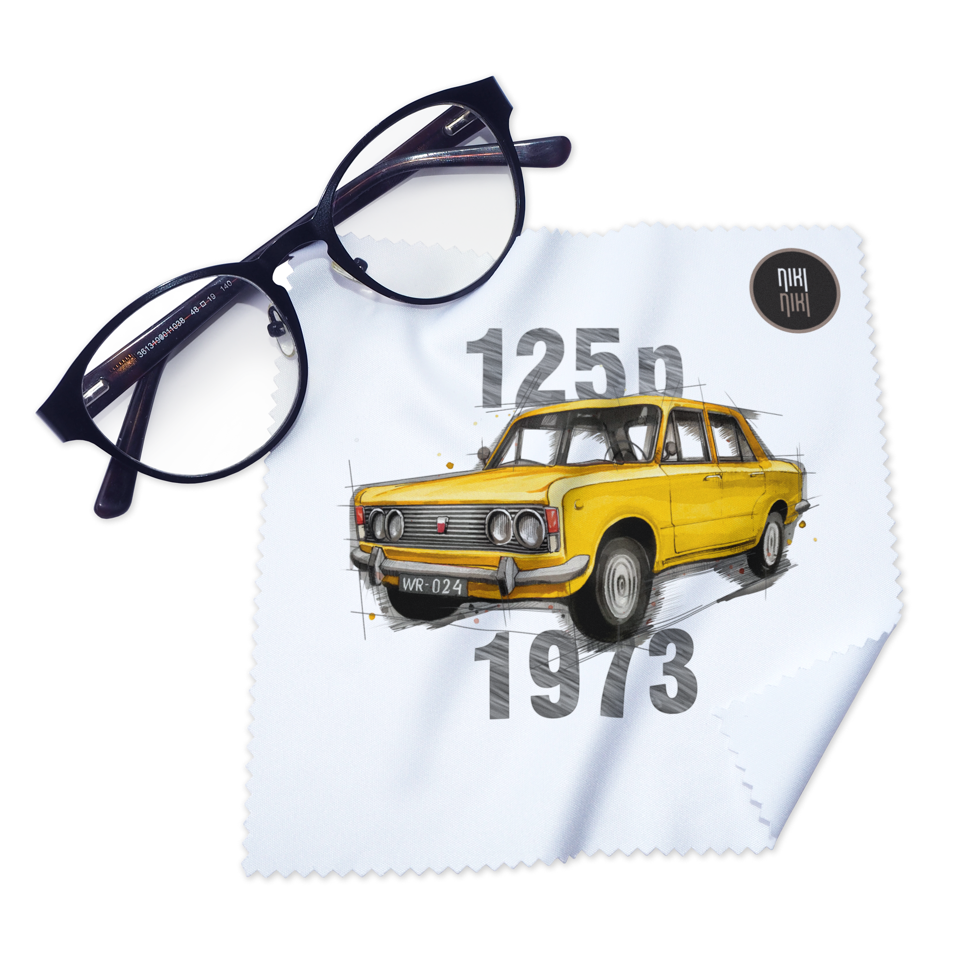 Fiat 125p — ściereczka — NIK-SCI-STDBI-FIA125-ZOL-01
