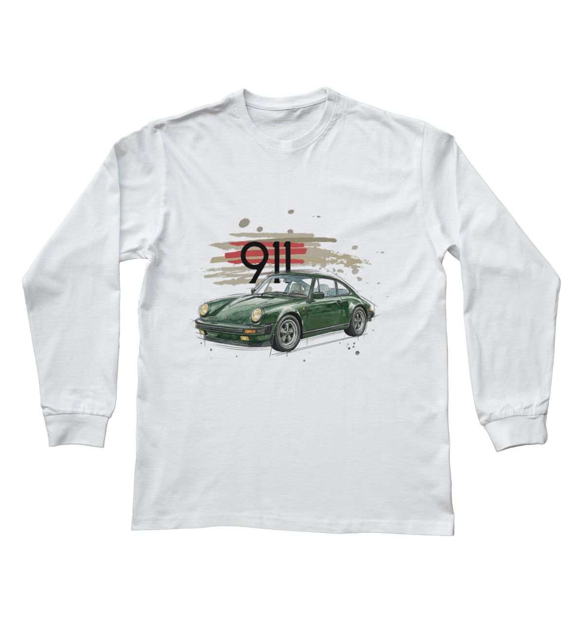 Porsche 911 — bluzka z długim rękawem