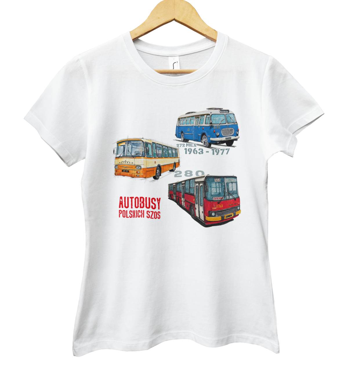 Koszulka damska dla kierowcy autobusu