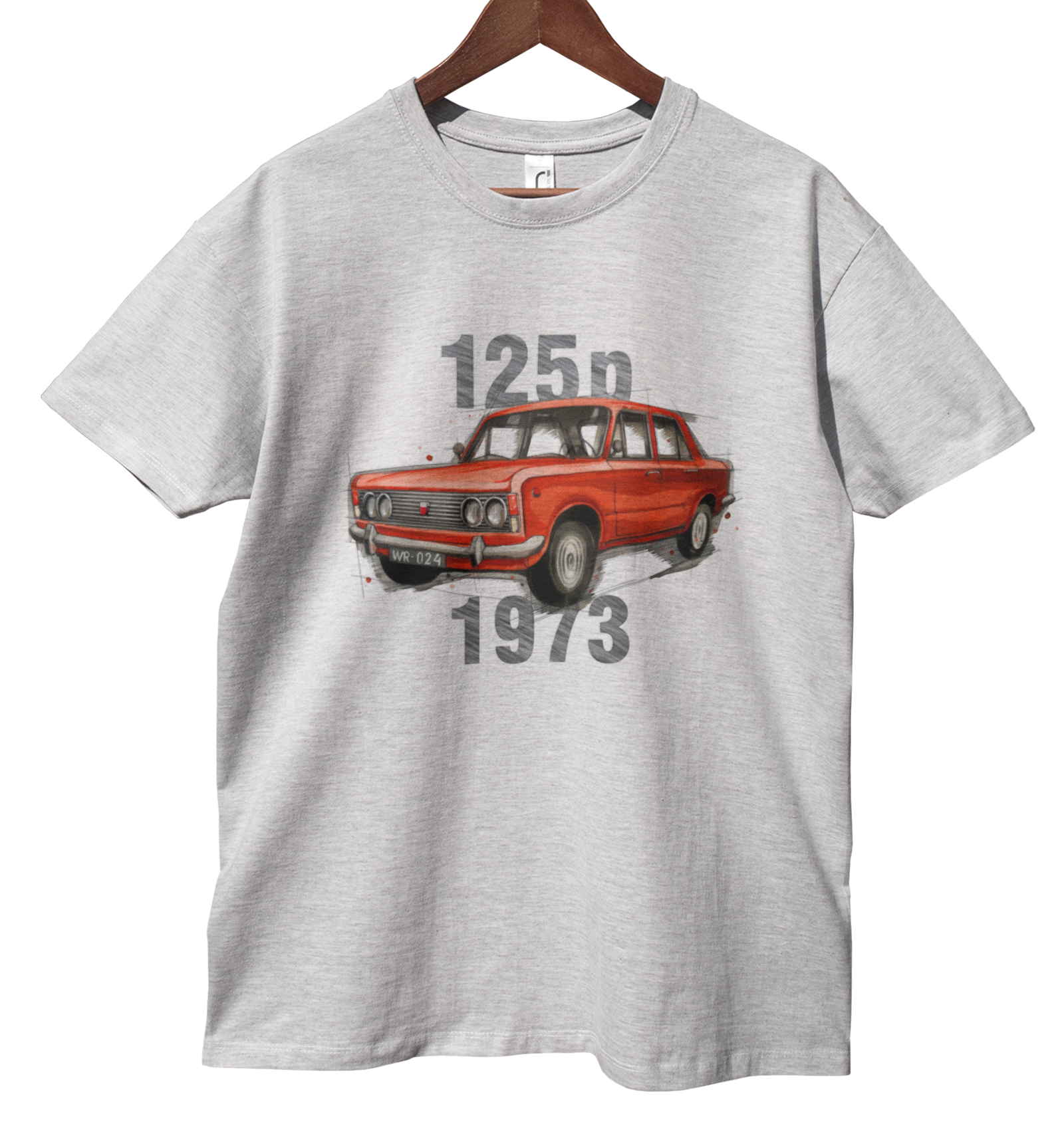 Fiat 125p — koszulka — NIK-TSH-STDSZ-FIA125-CZE-02