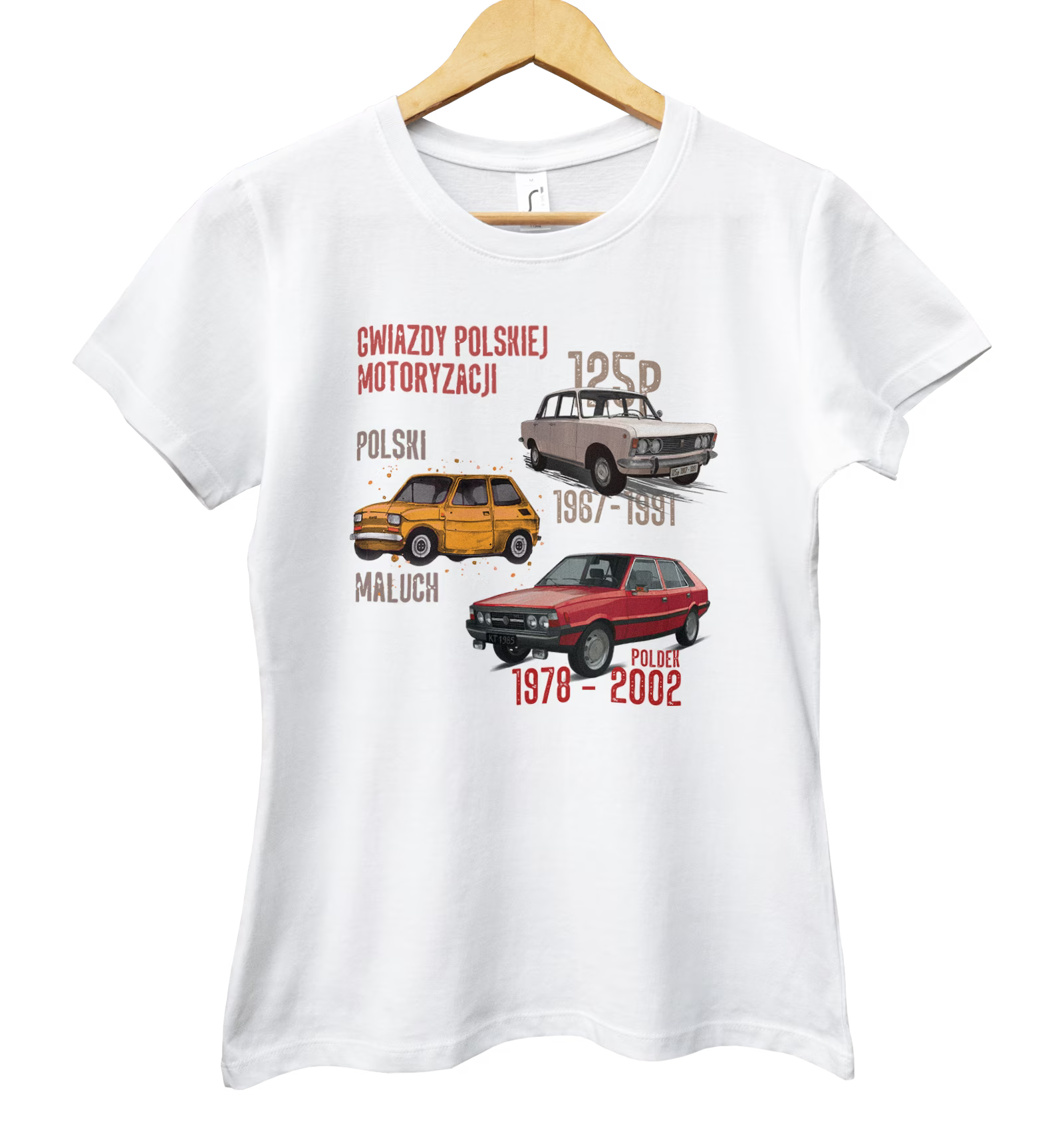 Koszulka damska dla fana motoryzacji