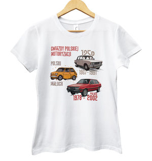 Koszulka damska dla fana motoryzacji