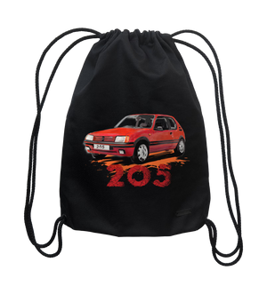 Peugeot 205 — plecak