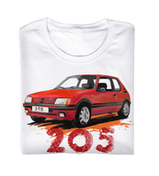 Peugeot 205 — koszulka