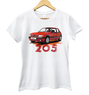 Peugeot 205 — koszulka damska