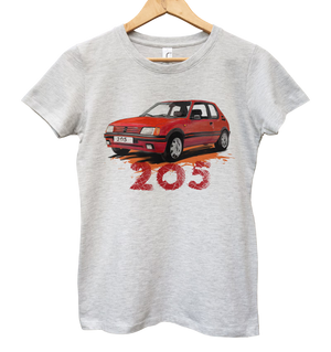 Peugeot 205 — koszulka damska