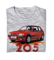 Peugeot 205 — koszulka