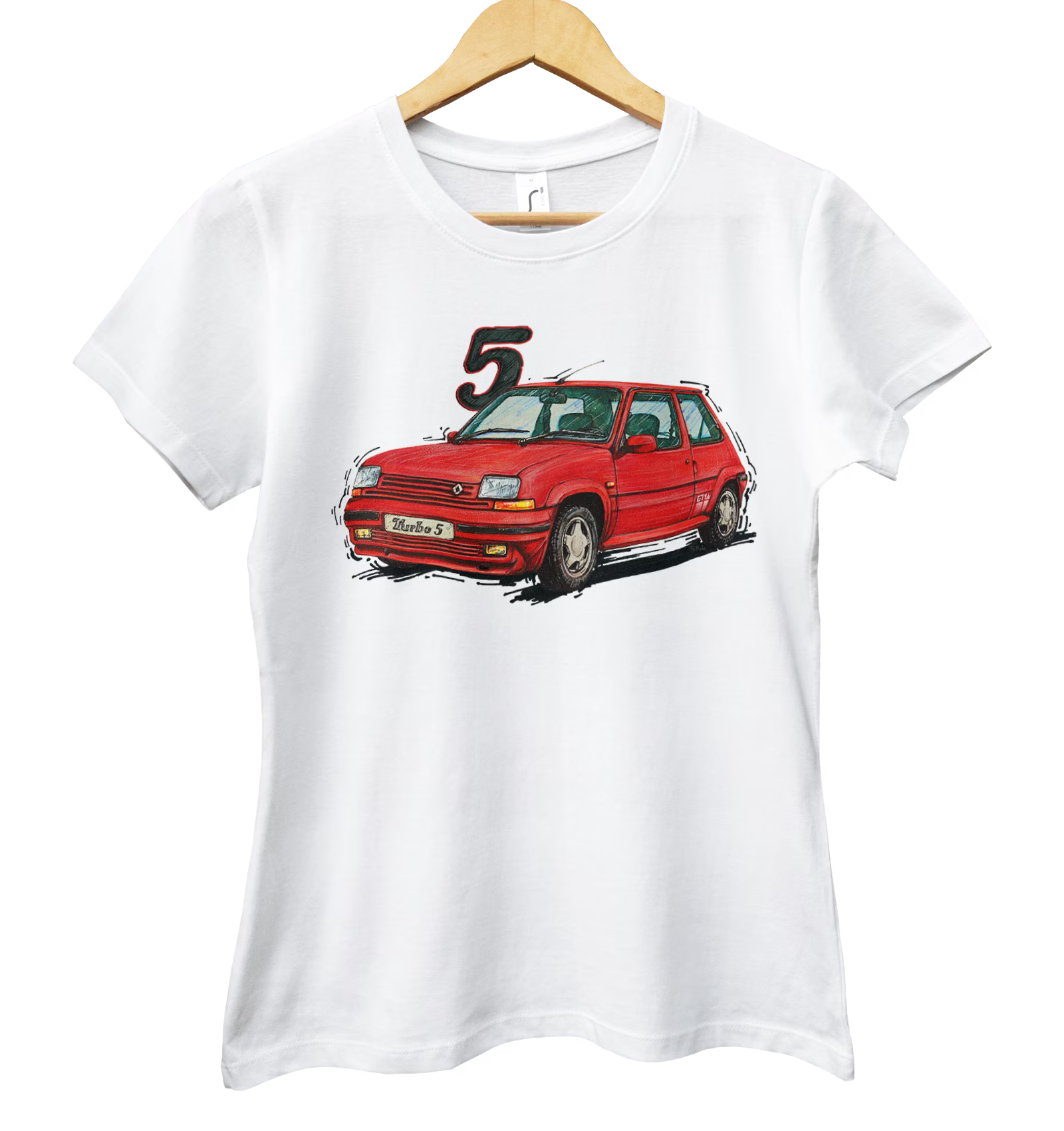 Renault 5 — koszulka damska