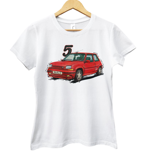 Renault 5 — koszulka damska