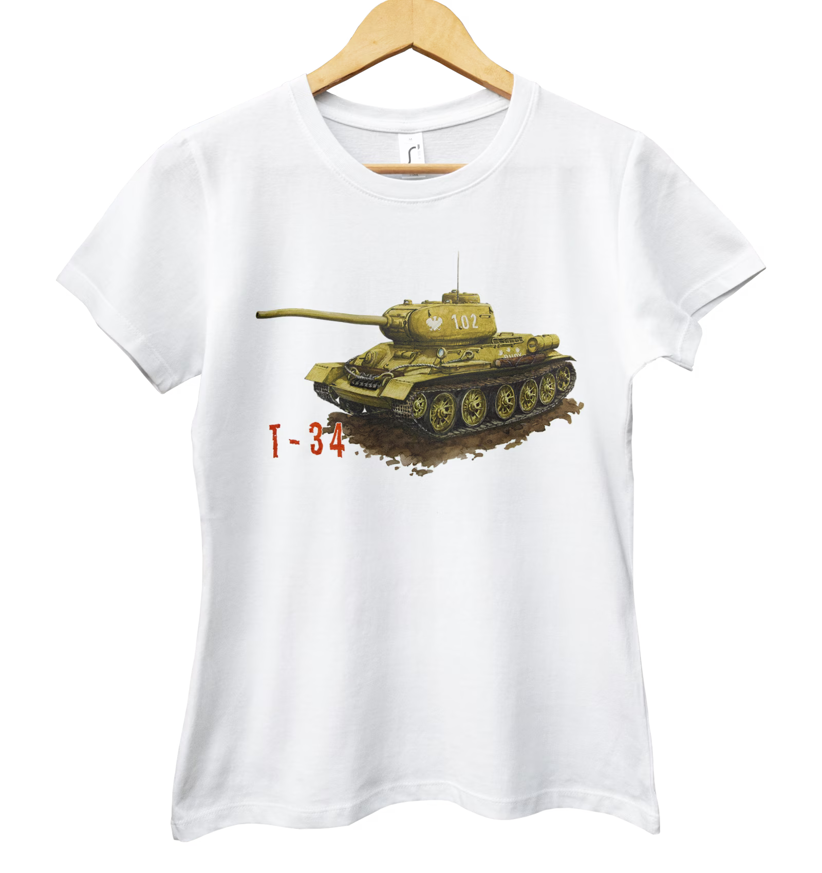 T-34 — koszulka damska